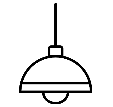 lampa taklampa ikon
