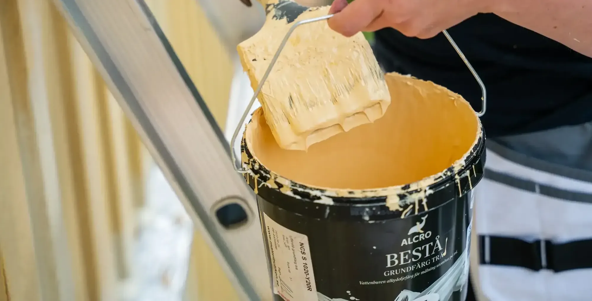 Fasadrenovering av villa i Göteborg