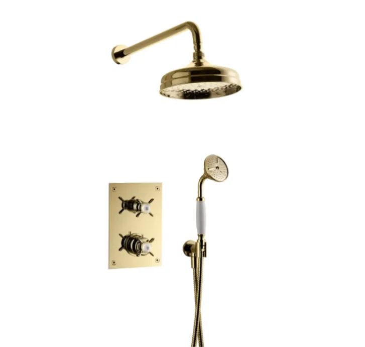 Inbyggnadsdusch Tapwell BOX0268 ED2 Classic Mässing